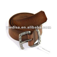 Ceinture en cuir véritable en vrac pour homme